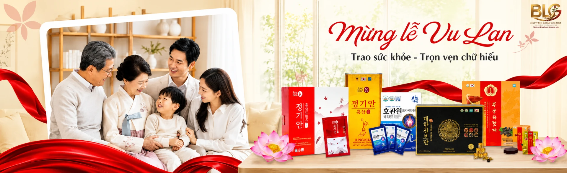 Mừng lễ Vu Lan - hồng sâm Hàn Quốc BLG