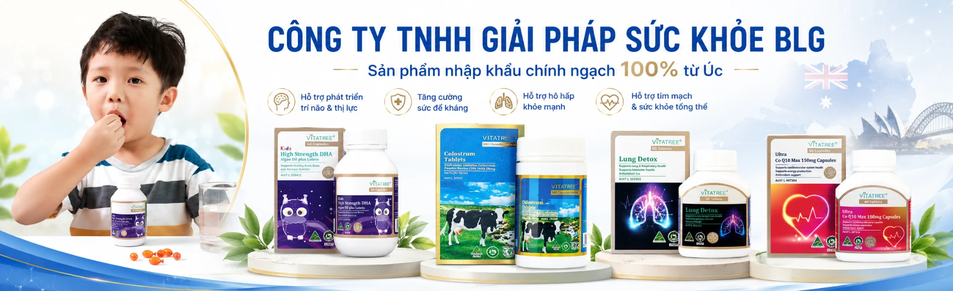 Vitatree Úc nhập khẩu chính ngạch